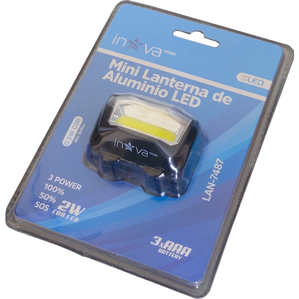 Mini lanterna De Alumínio LED Inova -  Lan-7487